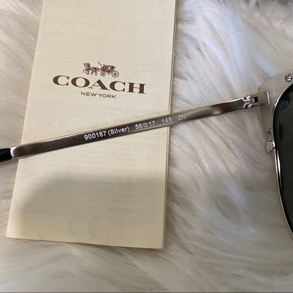 New coach 56mm cat eye sunglasses - Picture 7 of 14